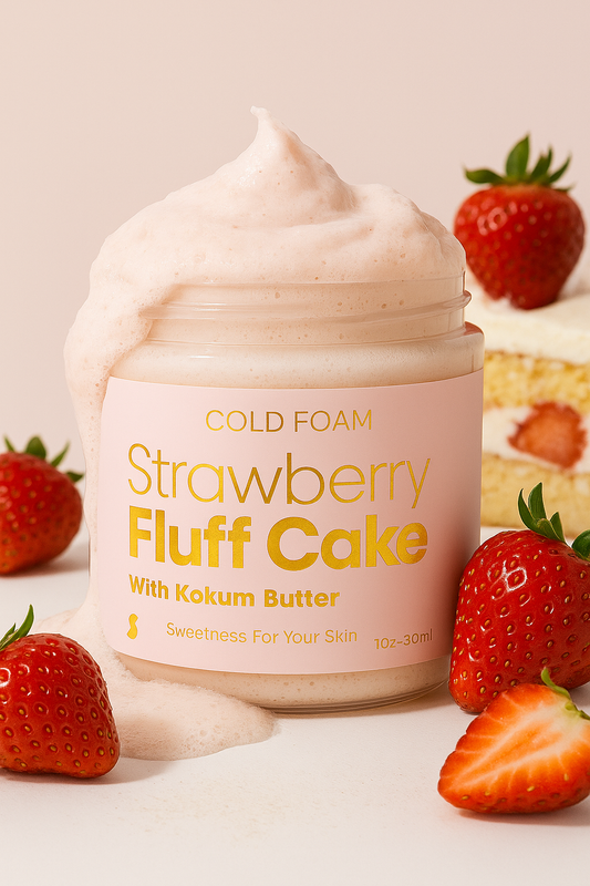 Strawberry Fluff Cake Foaming Cold Foam